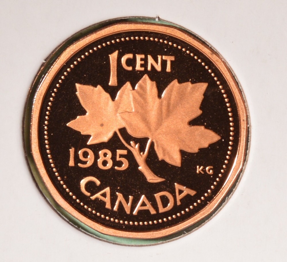 1985 Canada PROOF Penny