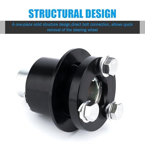 3 Hole Steering Wheel Quick Release Hub Adapter, 360 Steering Wheel Quick