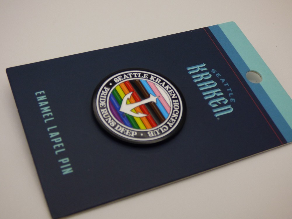 Seattle Kraken - Pride Runs Deep Enamel Lapel Pin