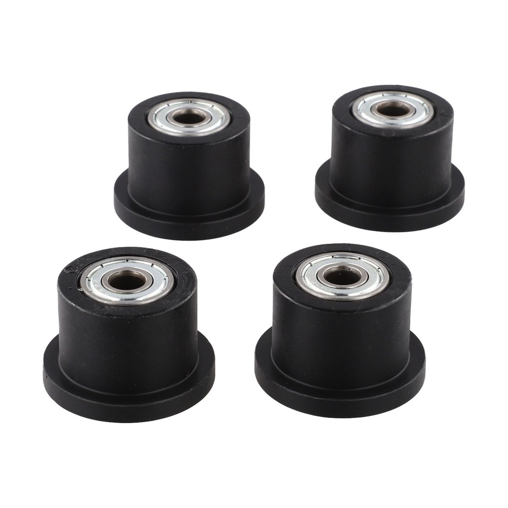 4pcs Standard Rowing Machine Wheel Rollers with 8mm Aperture Replacement