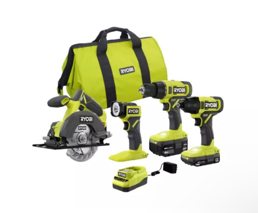 Ryobi ONE+ 18V Tool Combo Kit