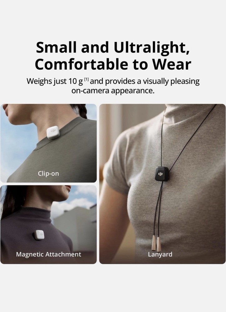 DJI Mic Mini Wireless Omnidirectional Microphone System