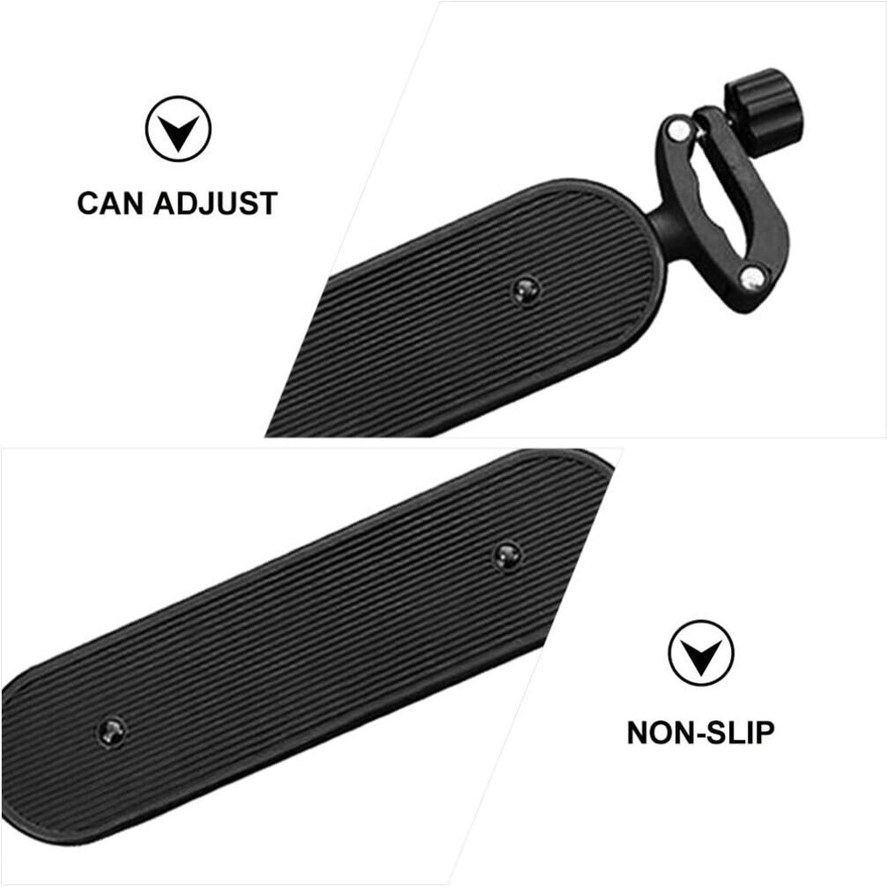Universal Baby Stroller Foot Rest Adjustable Height/Width Accessory Black