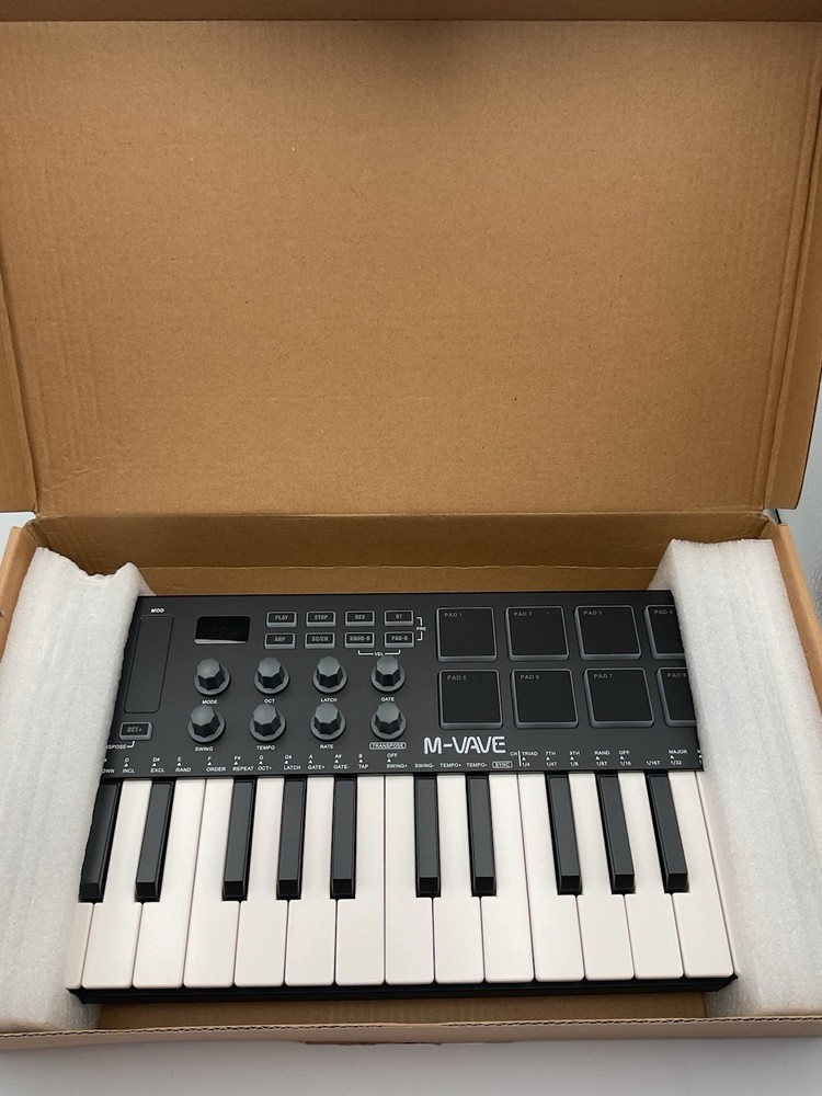 M- Vave Keyboard 25 Key Midi Control Keyboard