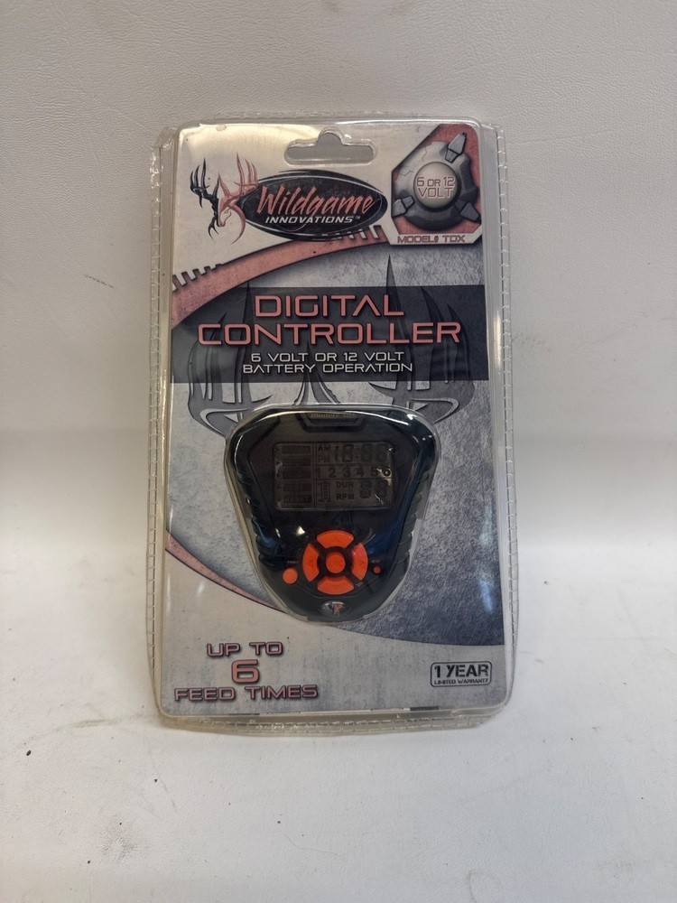 Wildgame Innovations Model TDX Digital Feeder Controller 6 or 12 Volt
