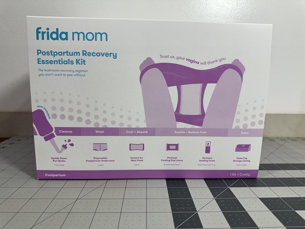 Frida Mom Postpartum Recovery Essentials Kit, Includes Disposable Underwear, Ins