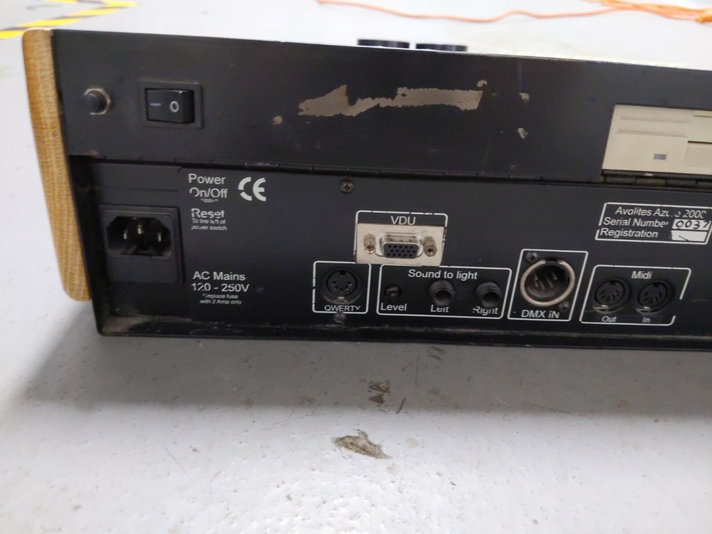 Avolites Azure 2000 4 DMX Universe Lighting Console Pearl UNTESTED