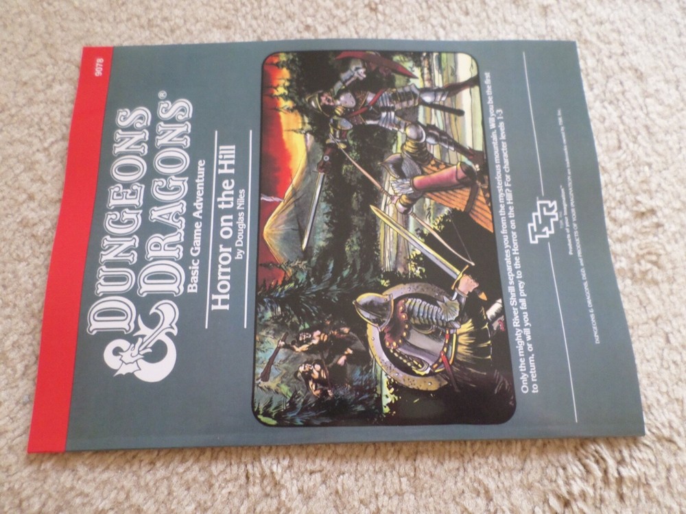 Horror on the Hill  B5  Dungeons & Dragons  adventure module