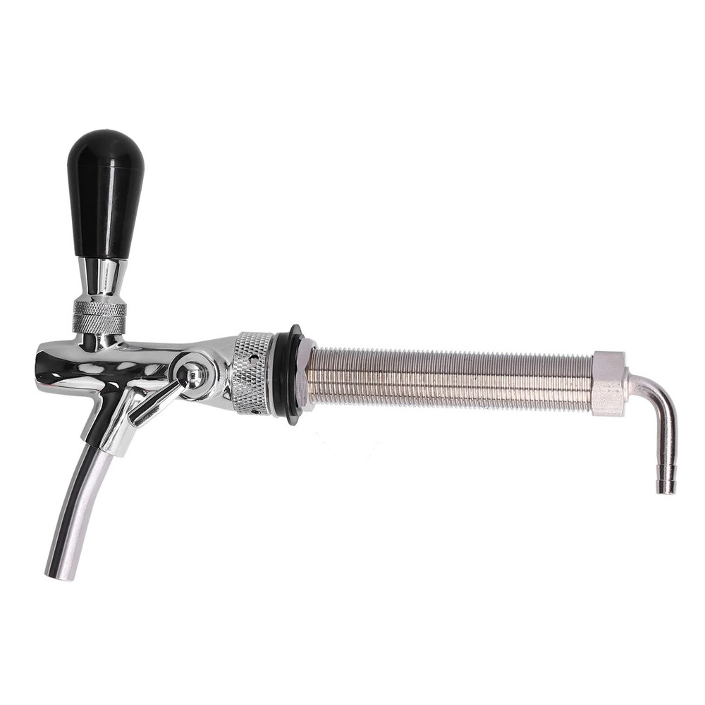 G5/8 Beer Faucet Stainless Steel Draft Beer Tap with Handle - Adjustable Flow...
