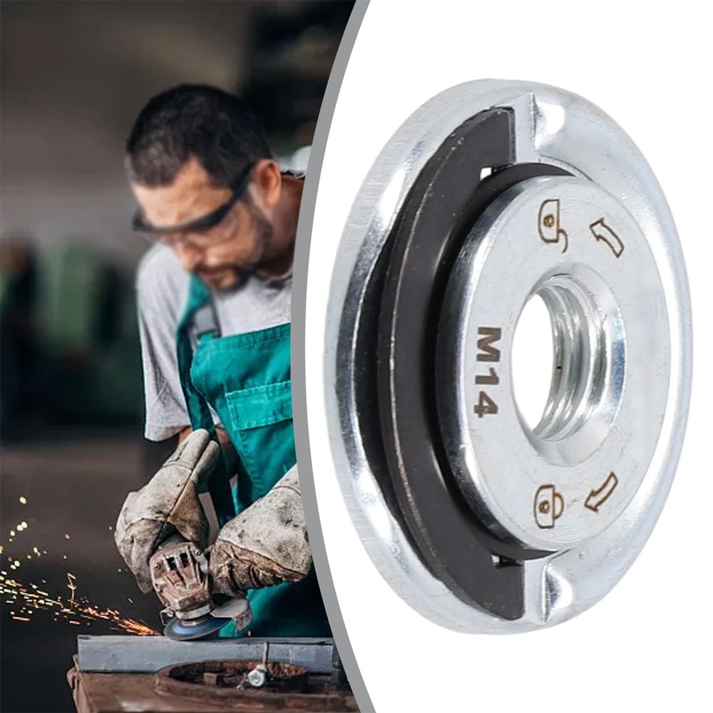 M14 Angle Grinder Quick Release Self-Locking Grinder Pressing Plate Flange Nut *
