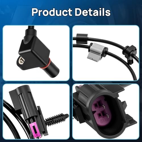 ABS Wheel Speed Sensor Front Left and Right Fits for 2002 2003 2004 2005 2006