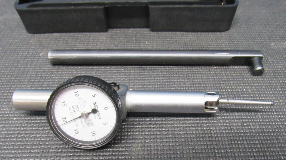 Mitutoyo 513-518-10E Dial Test Indicator w/ Case Incomplete Set
