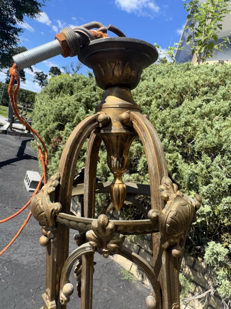 Antique Brass Chandelier