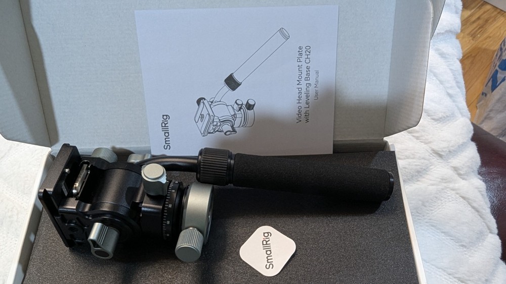 SMALLRIG CH20 VIDEO HEAD WITH LEVELING BASE