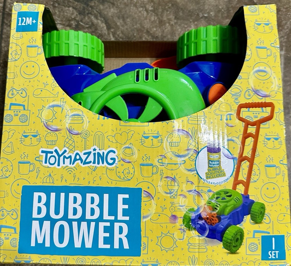 Bubble Lawn Mower for Toddlers