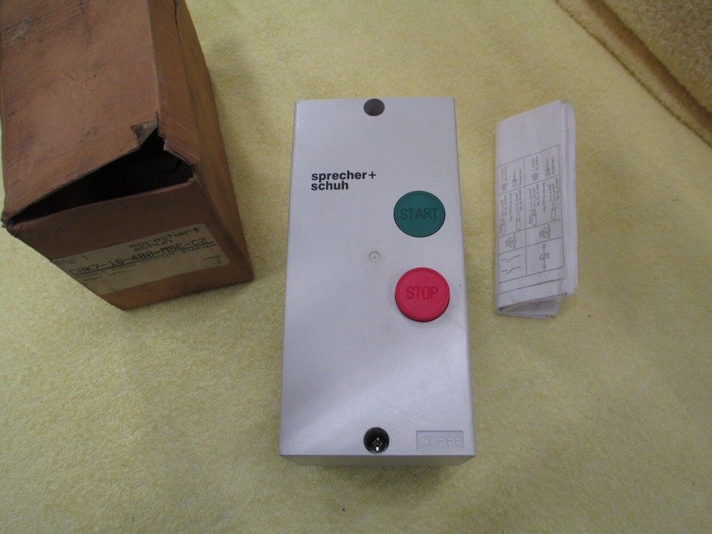 Sprecher + Schuh CBK7-16-480, Single Phase Compact Starter, WS
