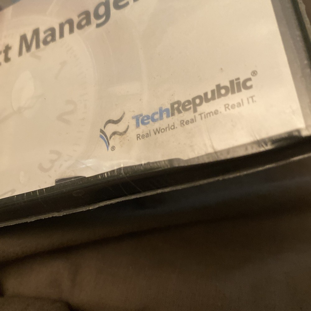 Fast Track Project Management CD-Rom TechRepublic 2005 CNET Networks PC Mac NEW
