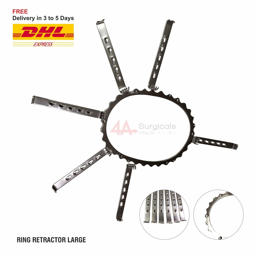 4A NEW TURNER WAR WICK RING RETRACTOR (LARGE)