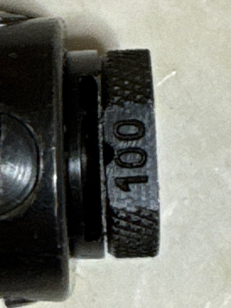 Sako Adjustable Rear Peep Sight 100/200