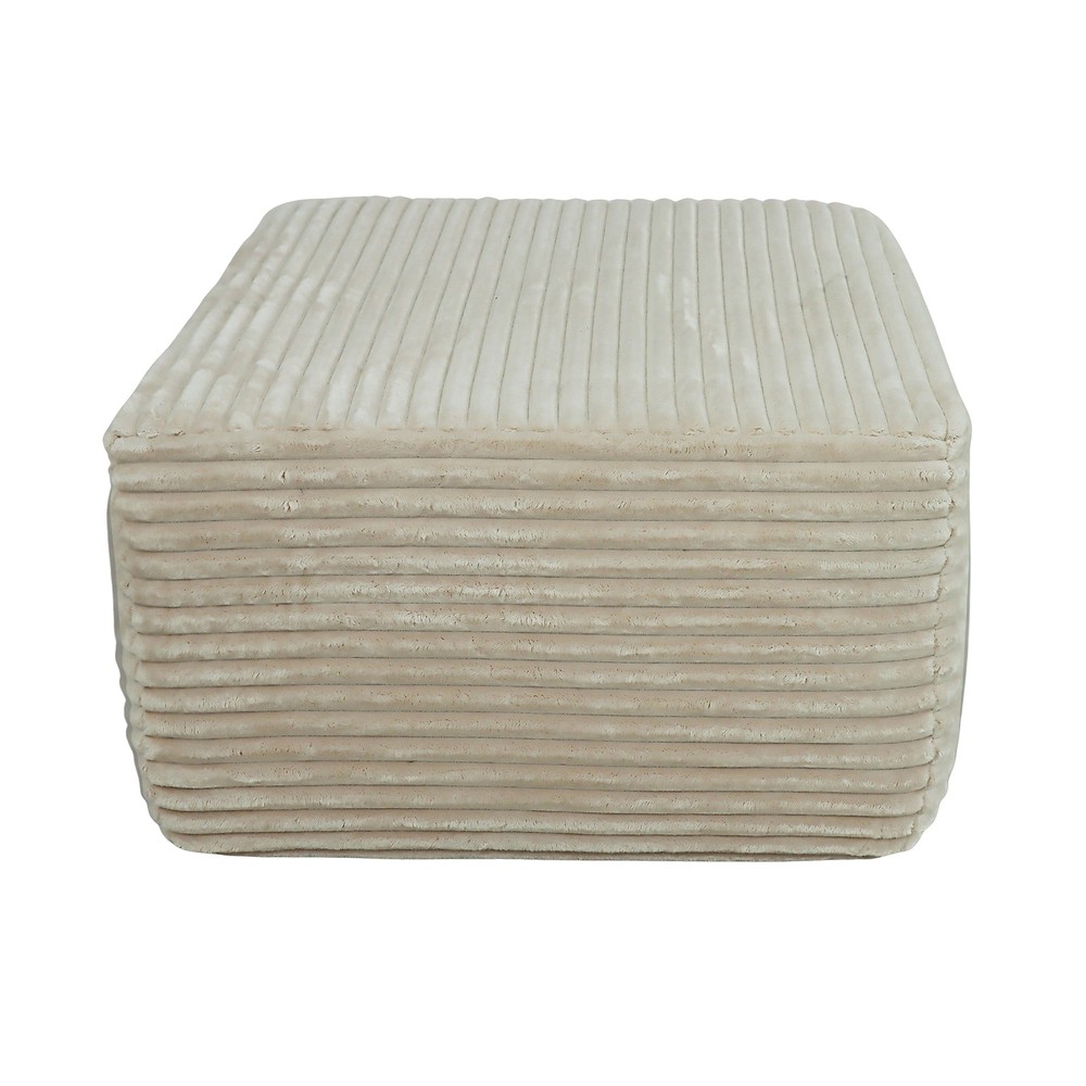 Plush Ottoman Upholstered Ottoman Comfortable Supportive Modular Sectional