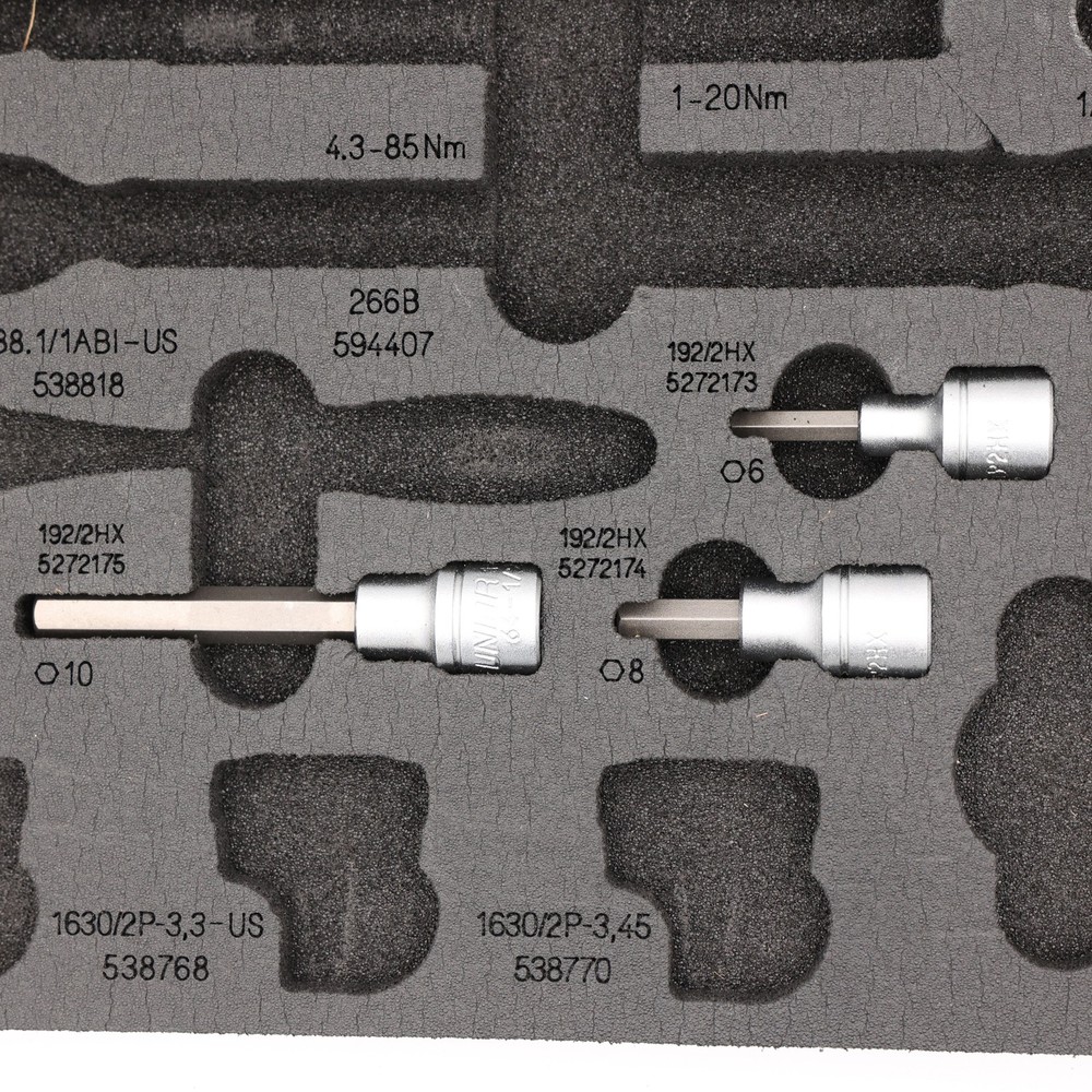 Unior Hex Torx Socket Bit Set 1/4" 1/2" Drive