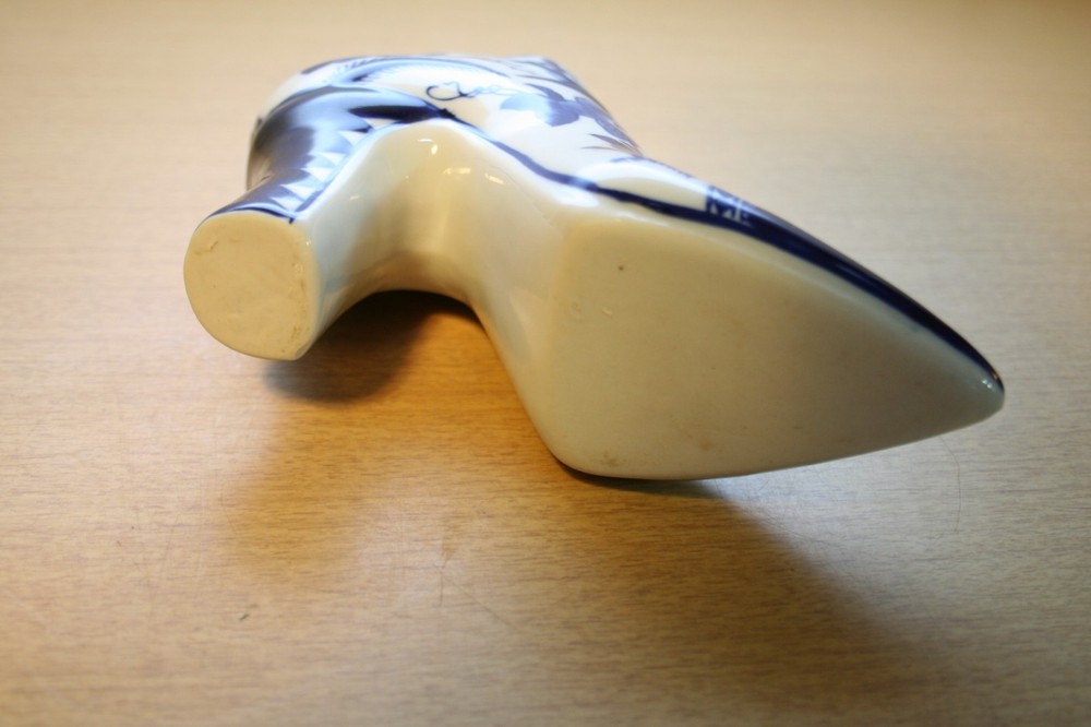 Delft Style High Heel Shoe Decorative Planter