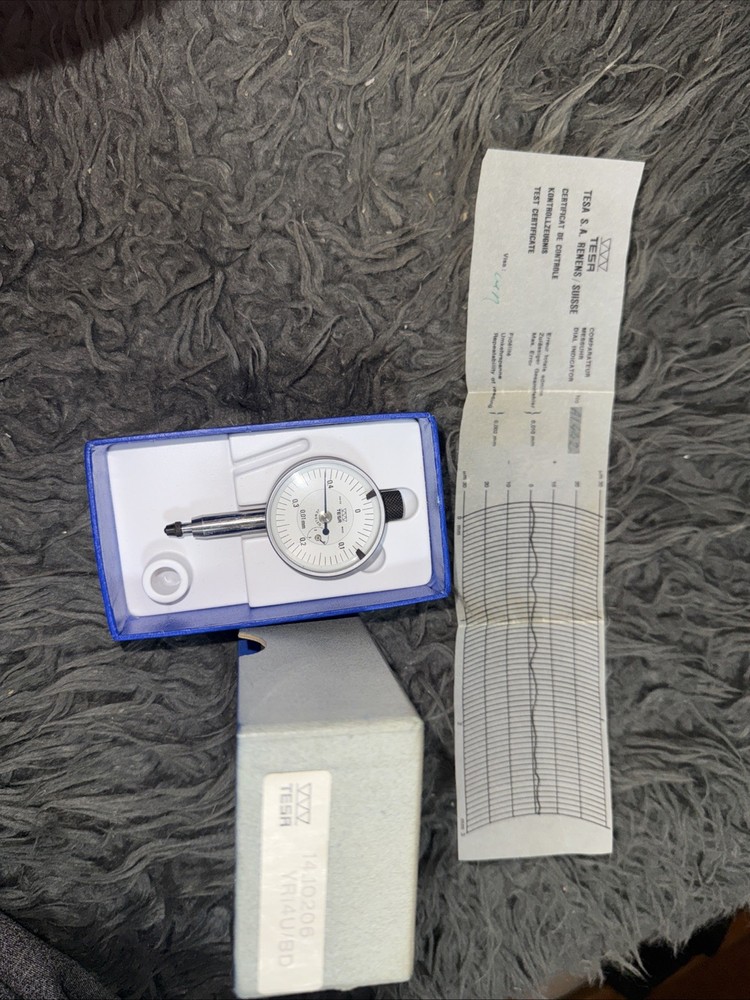TESA Dial Indicator Swiss-Made. NEW! 0.01
