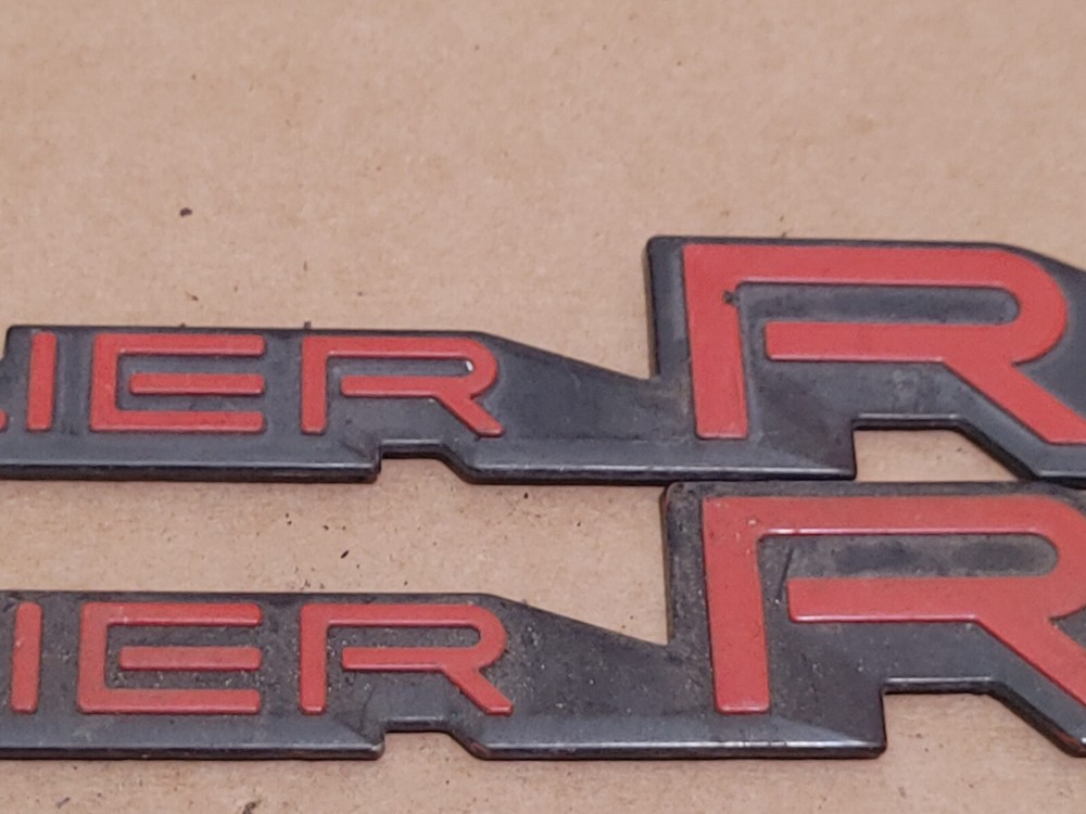 (2) CHEVROLET CAVALIER RS CIRCA '90 EMBLEMS 11.8" (X115}