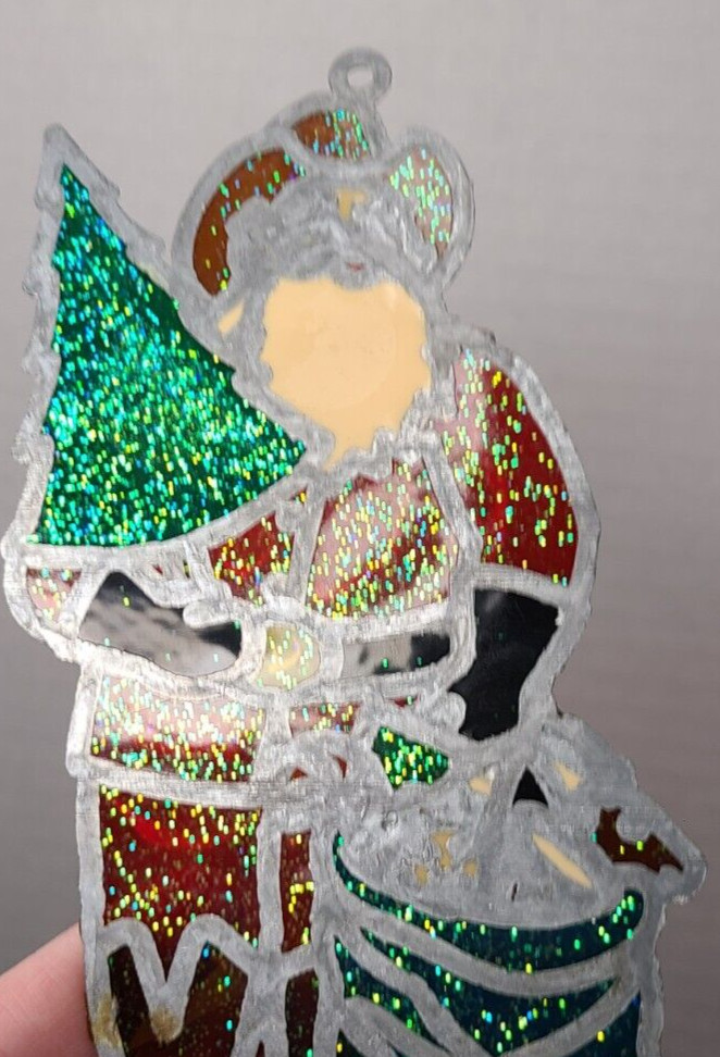 cowboy Santa suncatcher