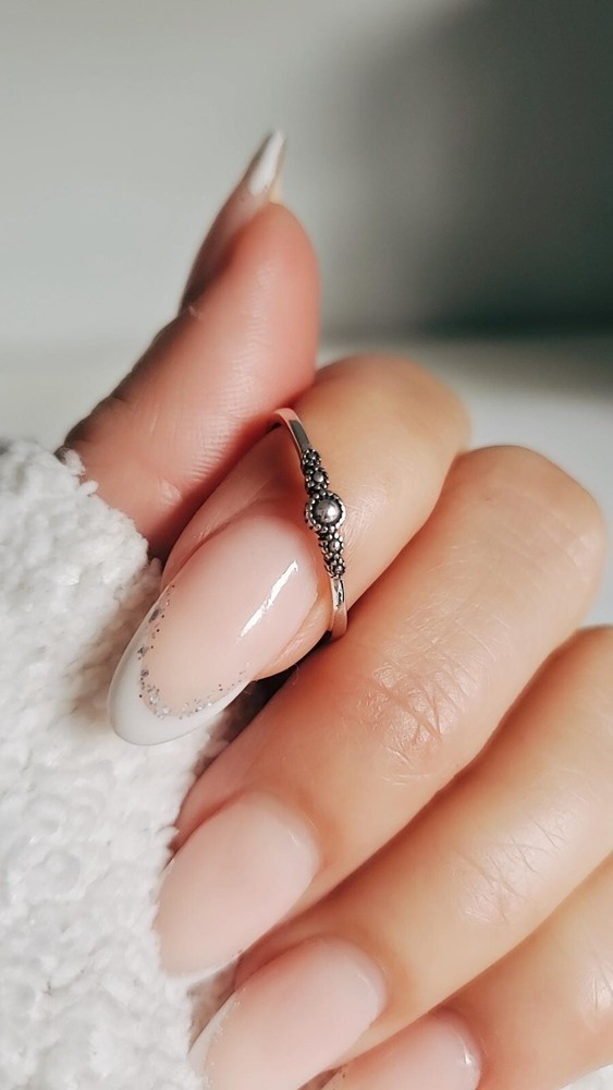 Dainty Thin Bali Sterling Silver Ring - Thin Band Minimalist Stackable Ring