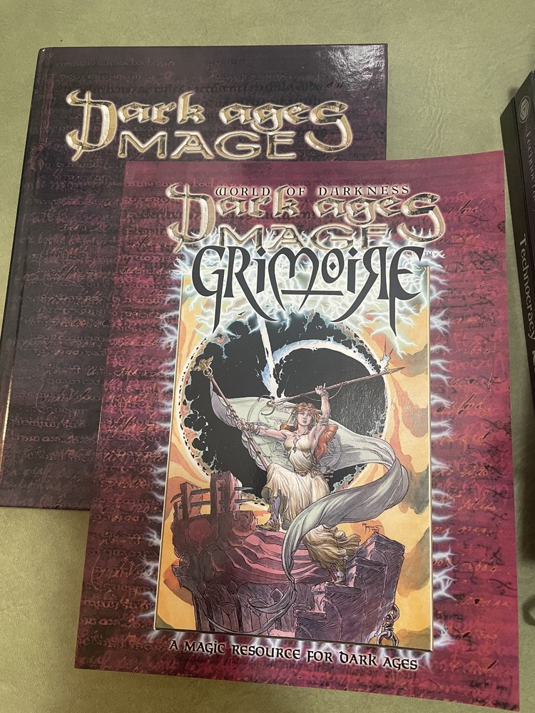 White Wolf Dark Ages - Mage Grimoire Very Good Condition
