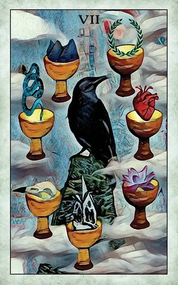 Crow Tarot Card Deck, Boxed Set with Deck and Book!