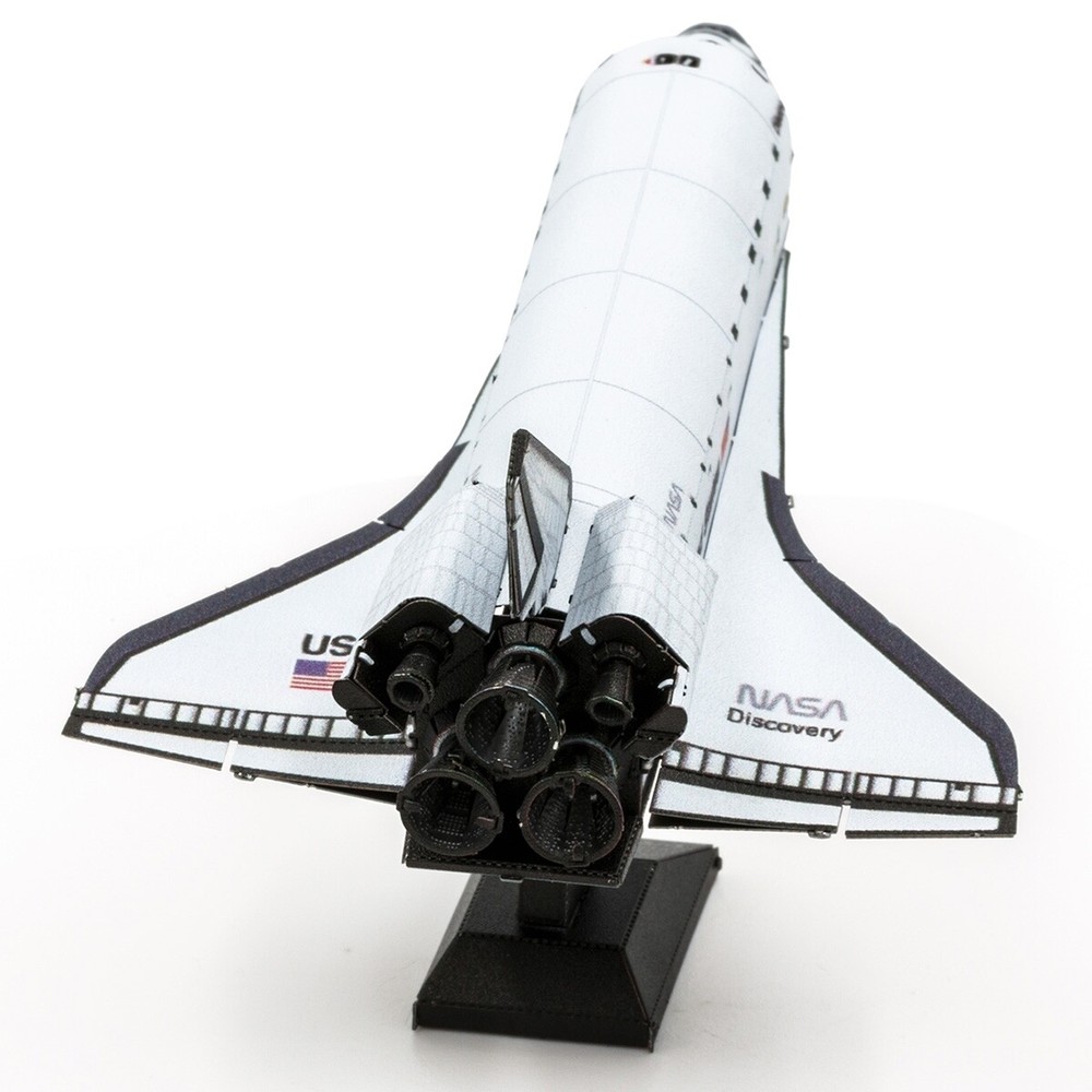Fascinations Metal Earth SPACE SHUTTLE DISCOVERY (Color Version) 3D Model Kit