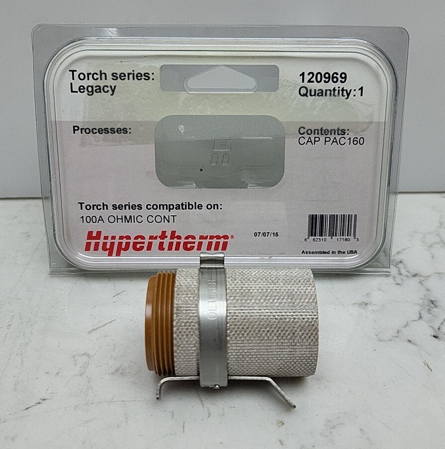 Hypertherm 120969 Shield Cap Pac160 100A Ohmic Cont