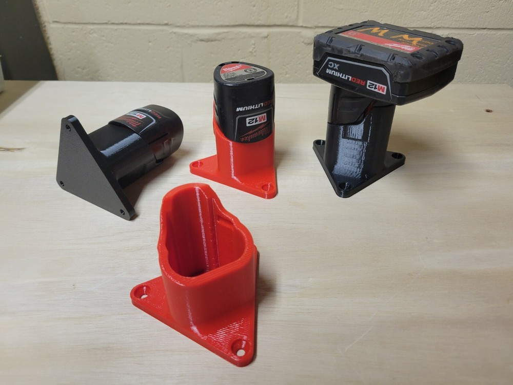 Milwaukee M12 Wall Mount Battery Holder