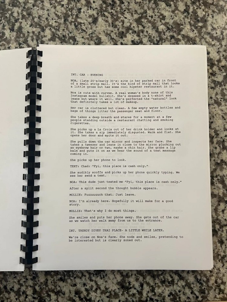 Fresh Sebastian Stan Horror Movie Script Reprint Full Screenplay Script
