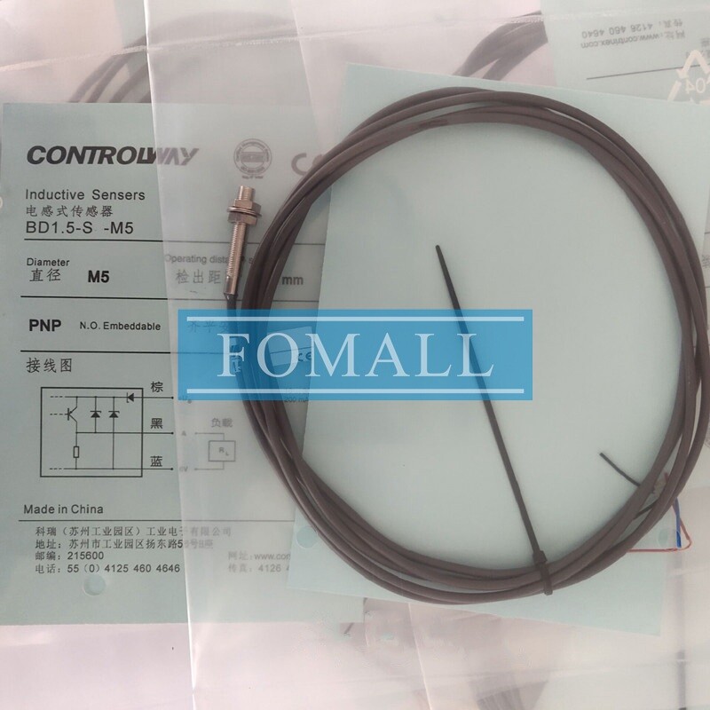 1Pcs New Proximity Switch Sensor BD1.5-S1-M5