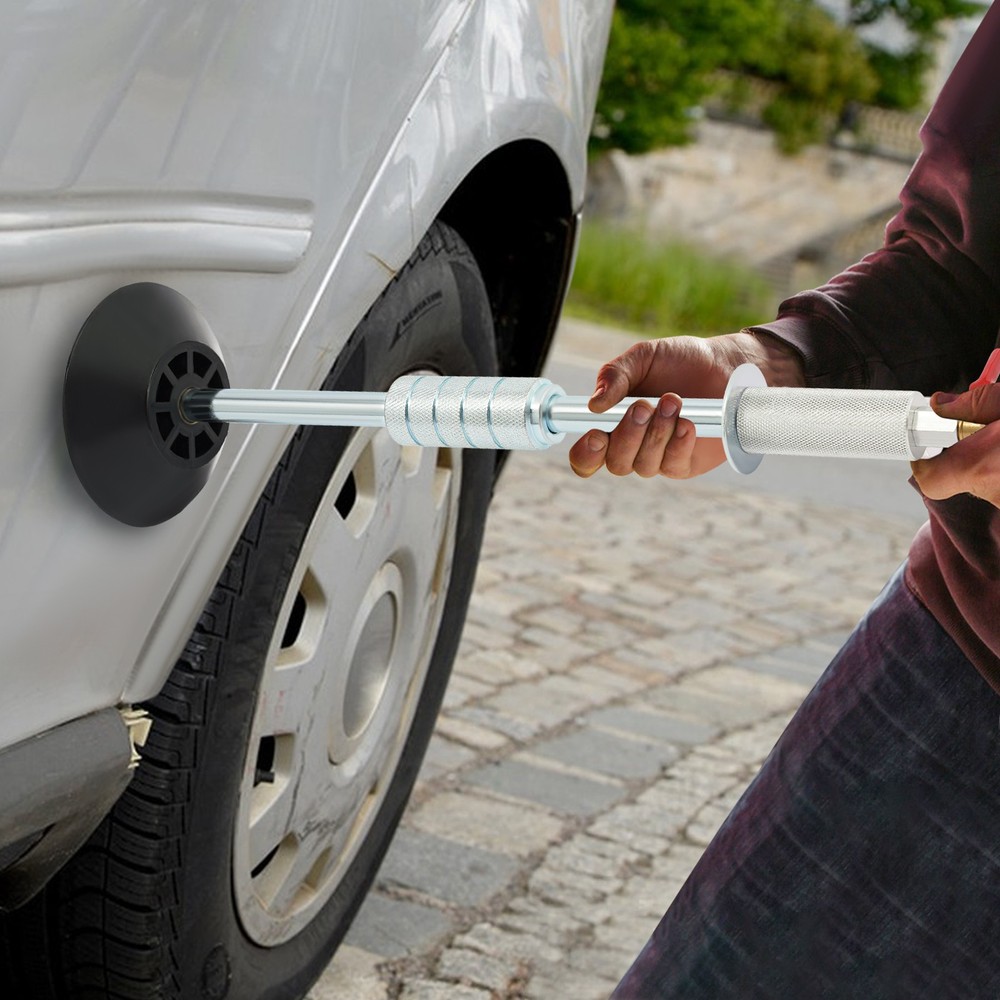 Pneumatic Hammer Air Pneumatic Dent Puller Dent Pulling Tool w/ 3 Suction Cups