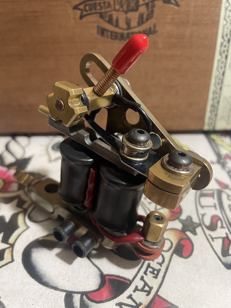 Handmade Brass Tattoo Machine