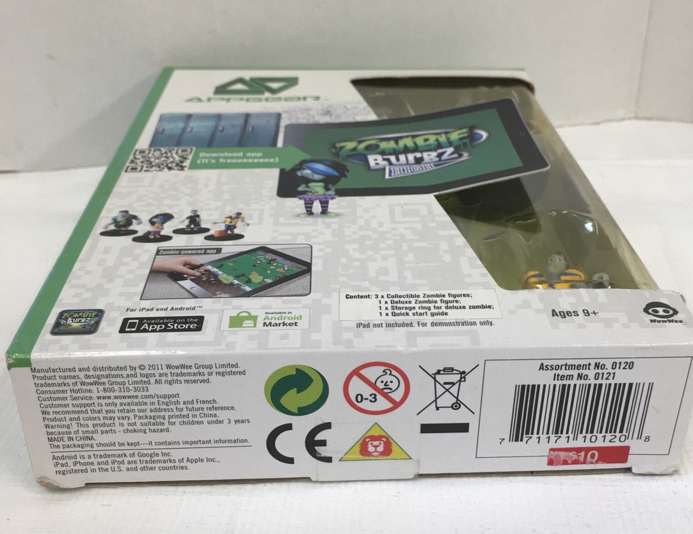 WOWWEE APPGEAR Zombie Burbz High Mobile Application iPad Android SEALED PACKAGE