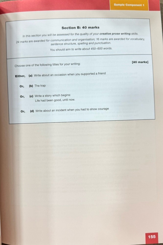 Gcse Edquas English Language Workbook