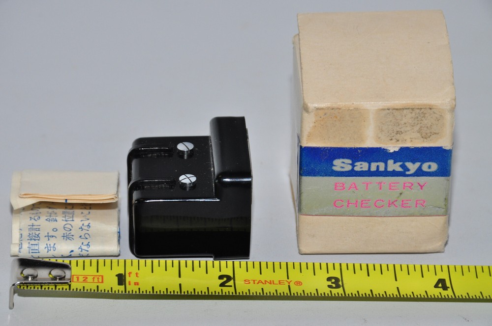 Sankyo Super 8 Cine Camera Battery Checker