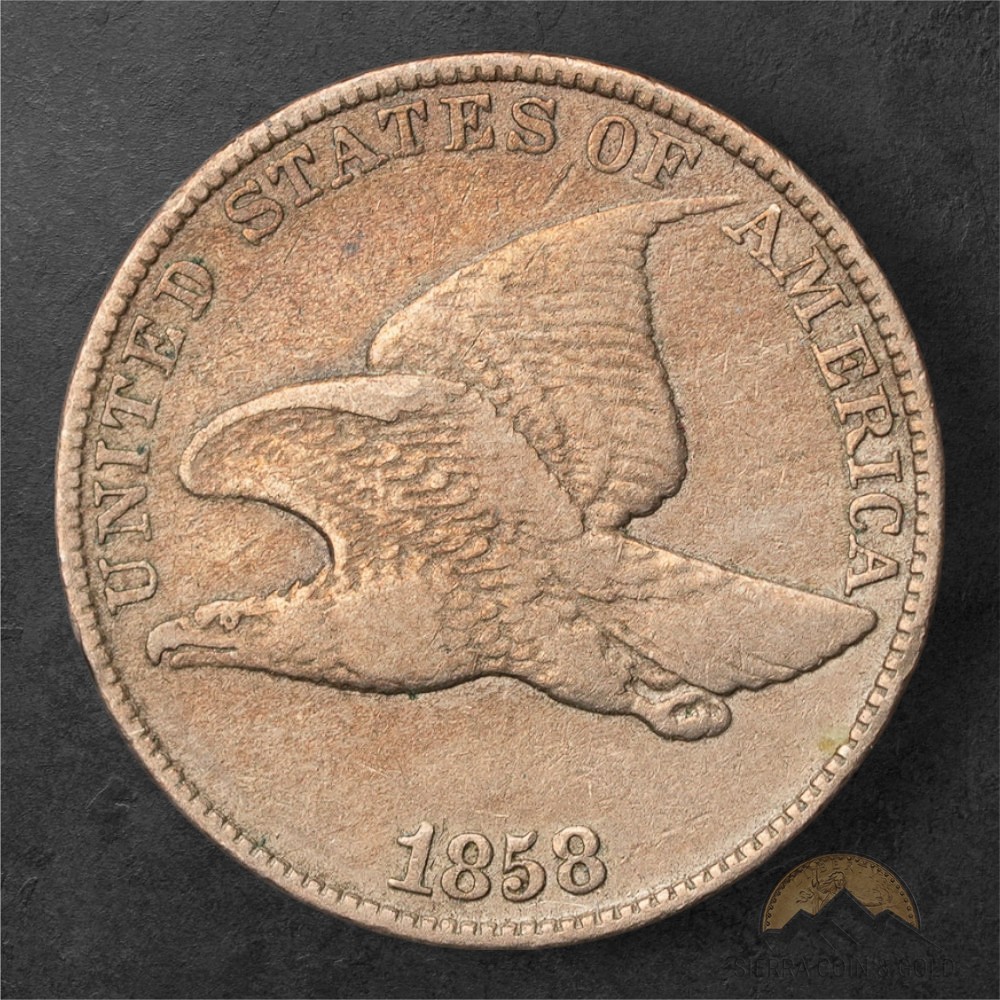 1858 Flying Eagle Cent 1c - Philadelphia