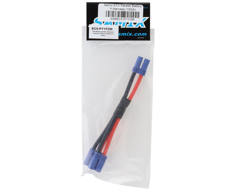 Samix EC5 Parallel Battery Y-Harness (10GA) [SAMEC5-PY1F2M]