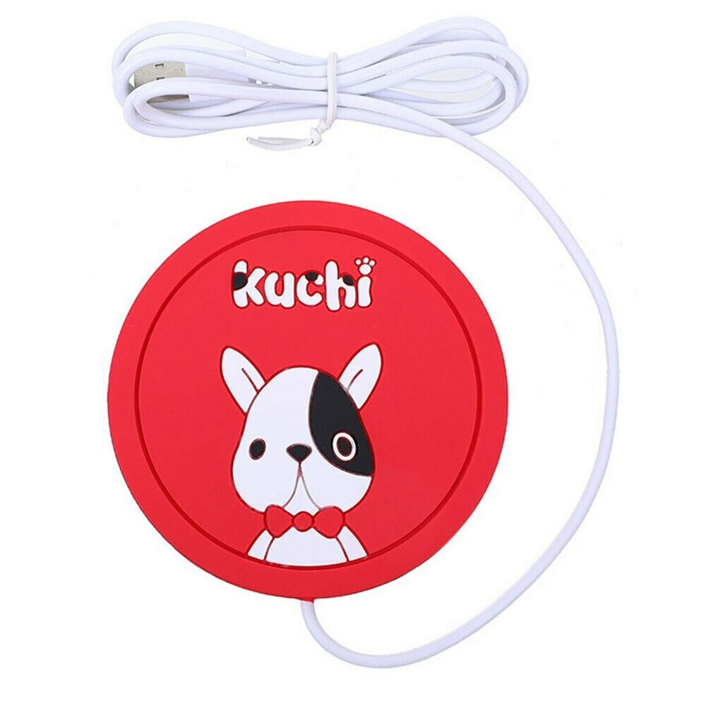 USB Power Supply Tea Coffee Cup Mug Warmer Heating Cup Mat Pad Coasters