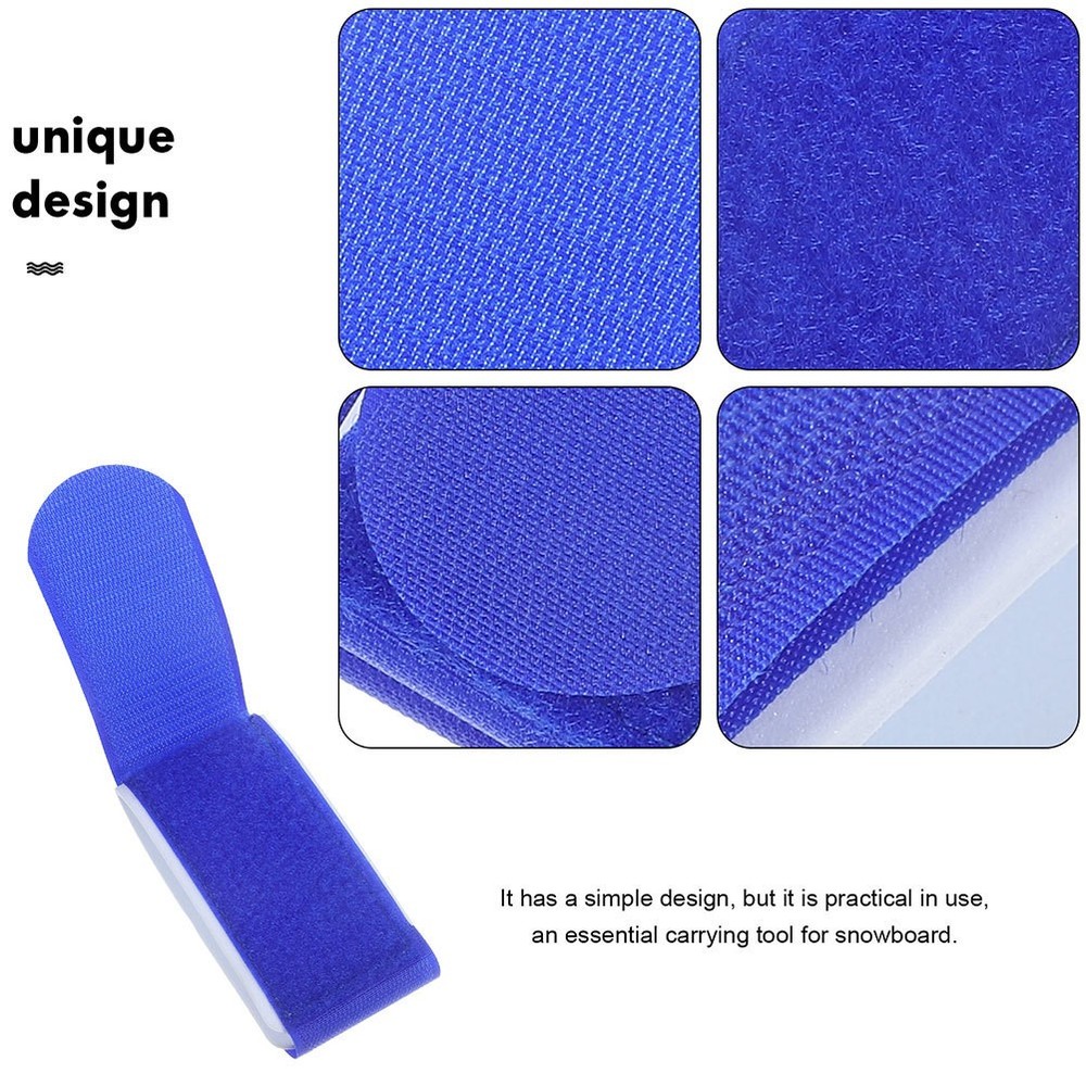 6 Pcs Skiing Board Fixing Carrying Strap for Snowboard