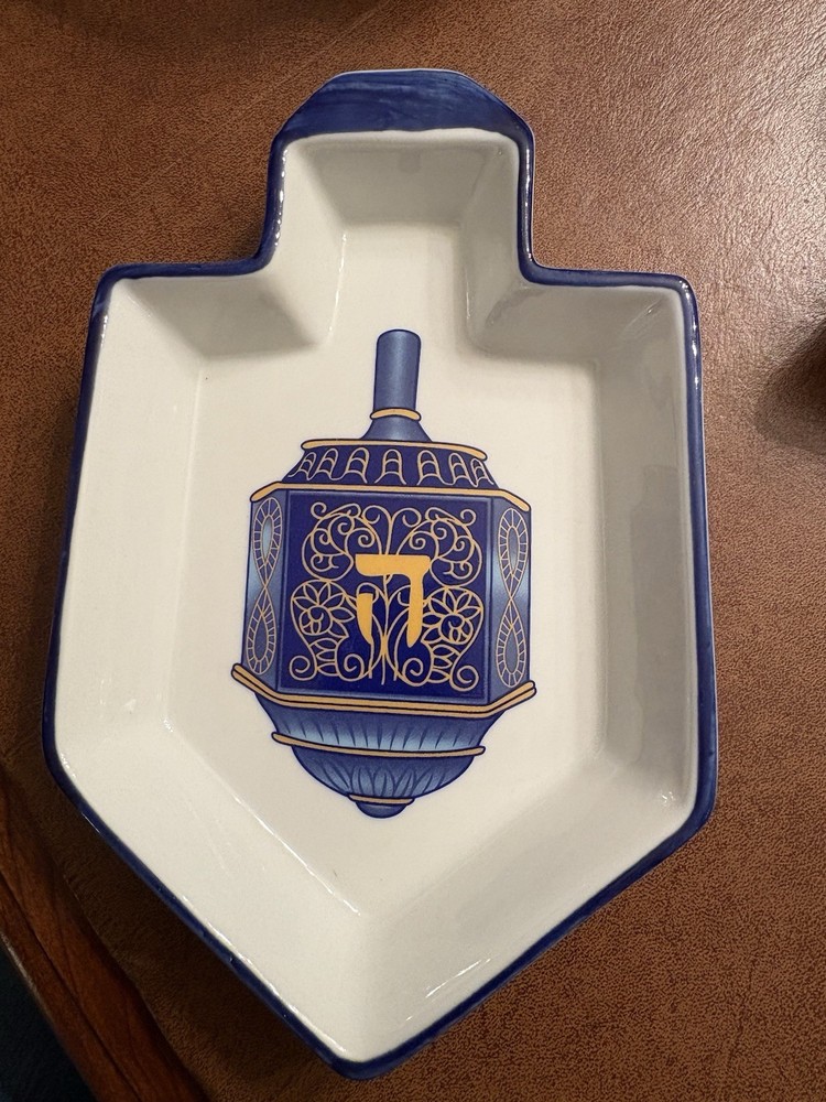 Hanukkah Dreidel Snack Dish