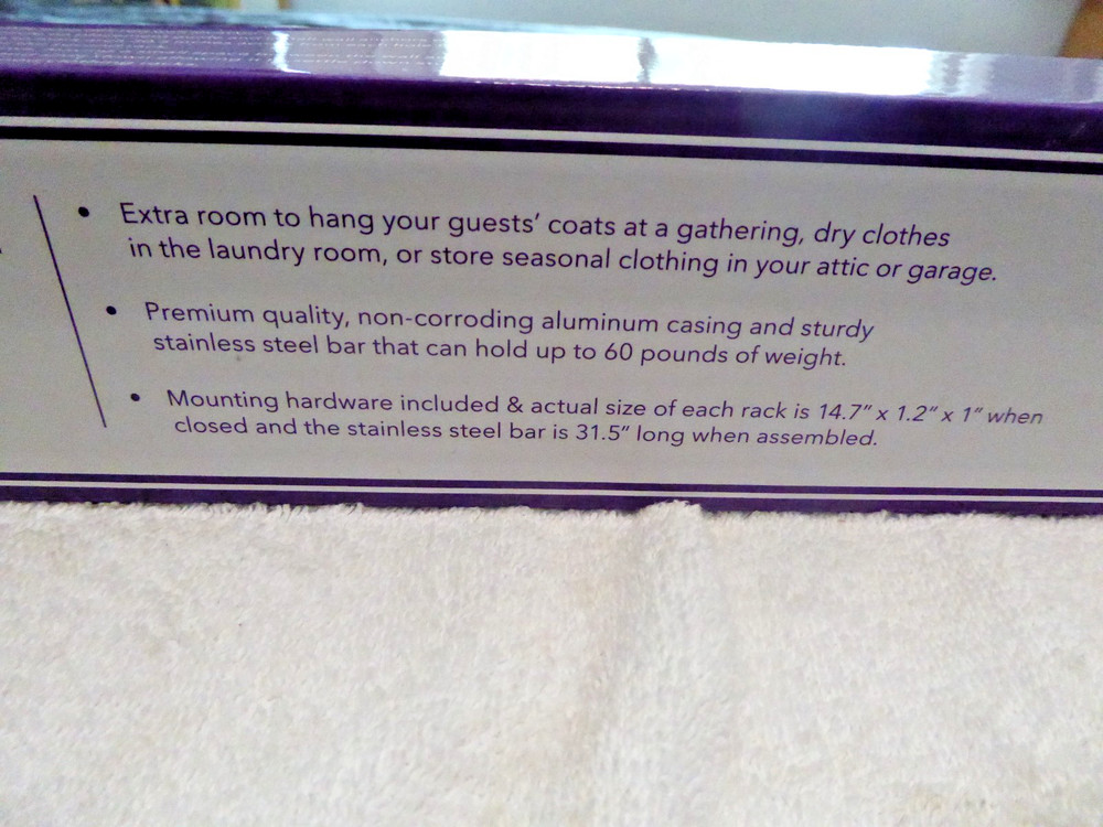 Retractable Clothes Rack | Wall-Mounted Hanger for Space-Saving New
