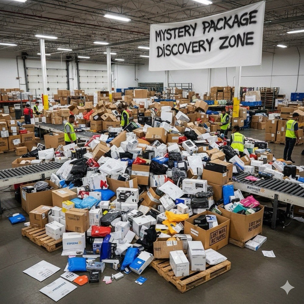 Mystery Box Package | Unclaimed & Overstock Returns | Random Items | Lost | Mail