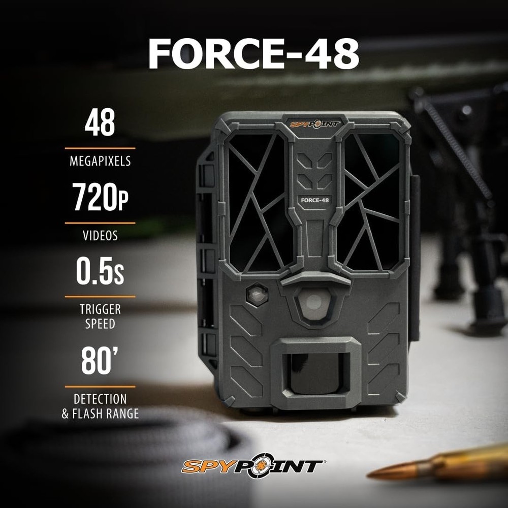 SPYPOINT Force 48MP Game Camera with LCD Screen Non Cellular